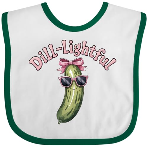 inktastic Dill-Lightful Pickle Baby Bib
