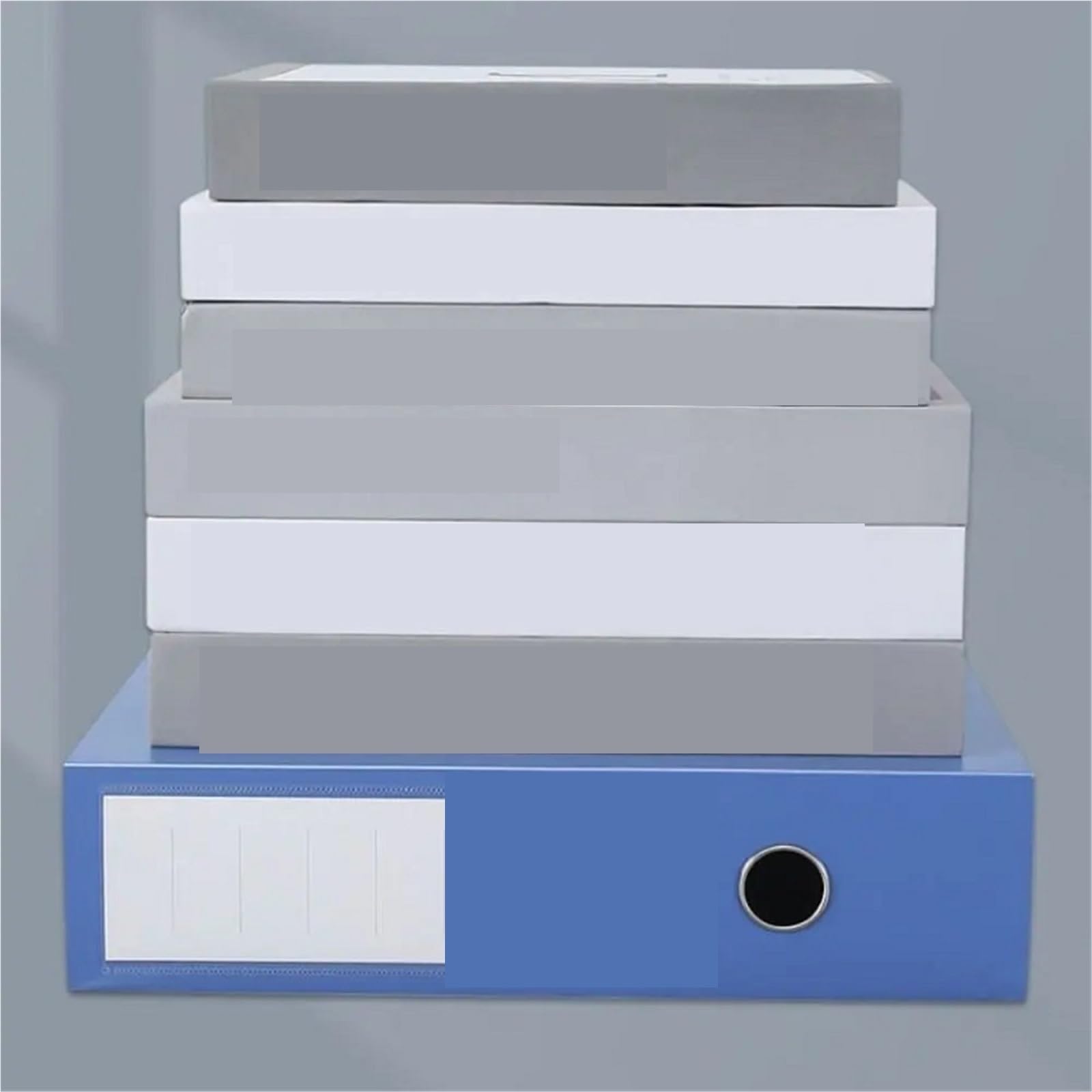 Bolsa de archivos engrosada, caja, almacenamiento papel prueba información, extracción A4, 2 uds Para Oficina