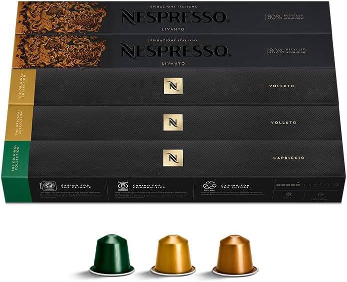 Cápsulas de Café Original Nespresso Equilibrado – 50 Cápsulas