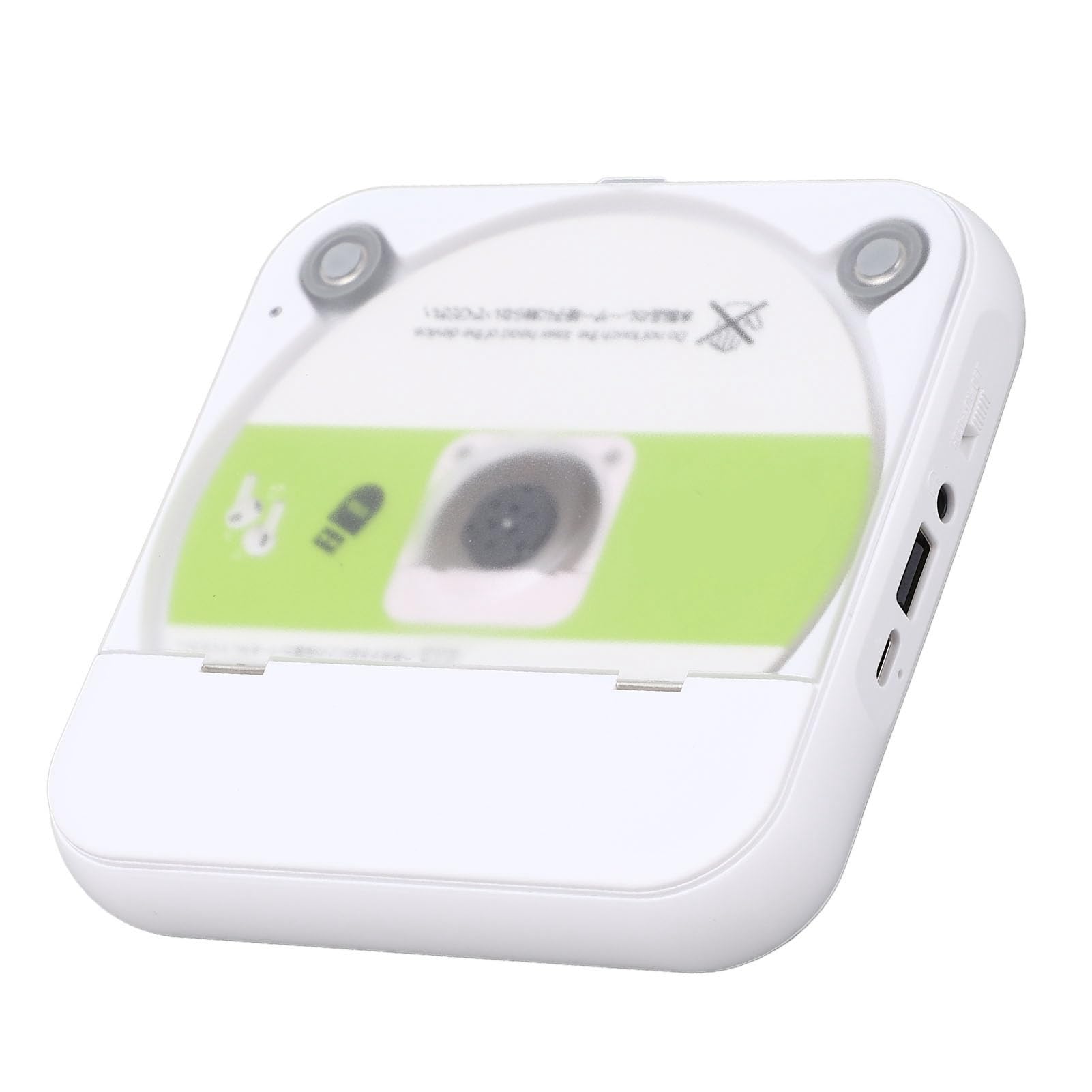 Cuifati Lettore CD Portatile con Bluetooth 5.3, Lettore CD Ricaricabile da Tavolo per Viaggi in Ufficio, Batteria da 2000 MAh, Schermo LED, Supporta Musicale USB AUX con Auricolare