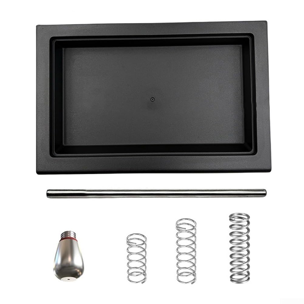 Drip Tray Low Profile for Gaggia Classic Pro, Low Profile Drip Tray Set with Bar OPV Spring Kit,Single Hole Steam Tip,Various Models(5-piece set)