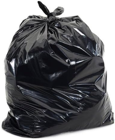 Plastic Prince Garbage Bags, Black, 100/Case by Plastic Prince