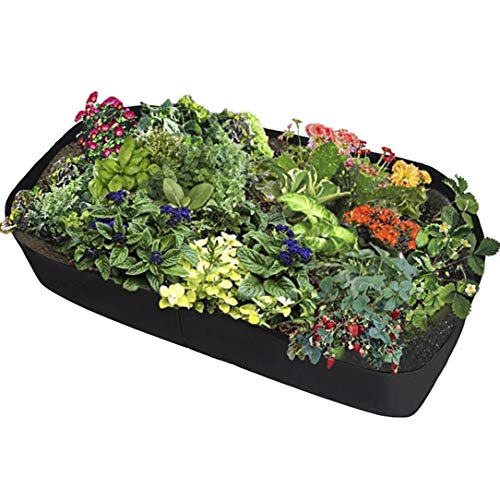 HJTT Bolsas de siembra, bolsas de plantación, bolsa de crecimiento para patatas, zanahorias, verduras, cultivo (180 x 90 x 40 cm)
