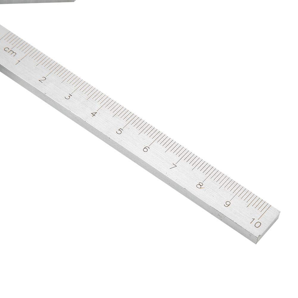 Modern Rod Marker Chrome Plated with a High Carbon Steel 100 * 70 Mm, Exact Measuring Tool for Carpentry and Metal Processing