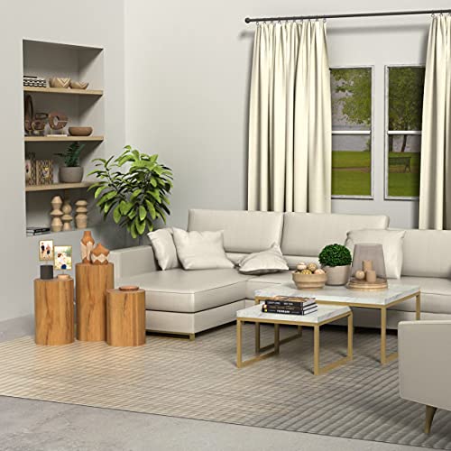 Athaliah Wooden Side Table Stool,Wooden Garden Stool Plant Stand For Indoor Outdoor Wooden Tree Stump Table Round Tree Stump Stool Accent Side Table For Balcony Family And Office 15.75" Tall #TOP3