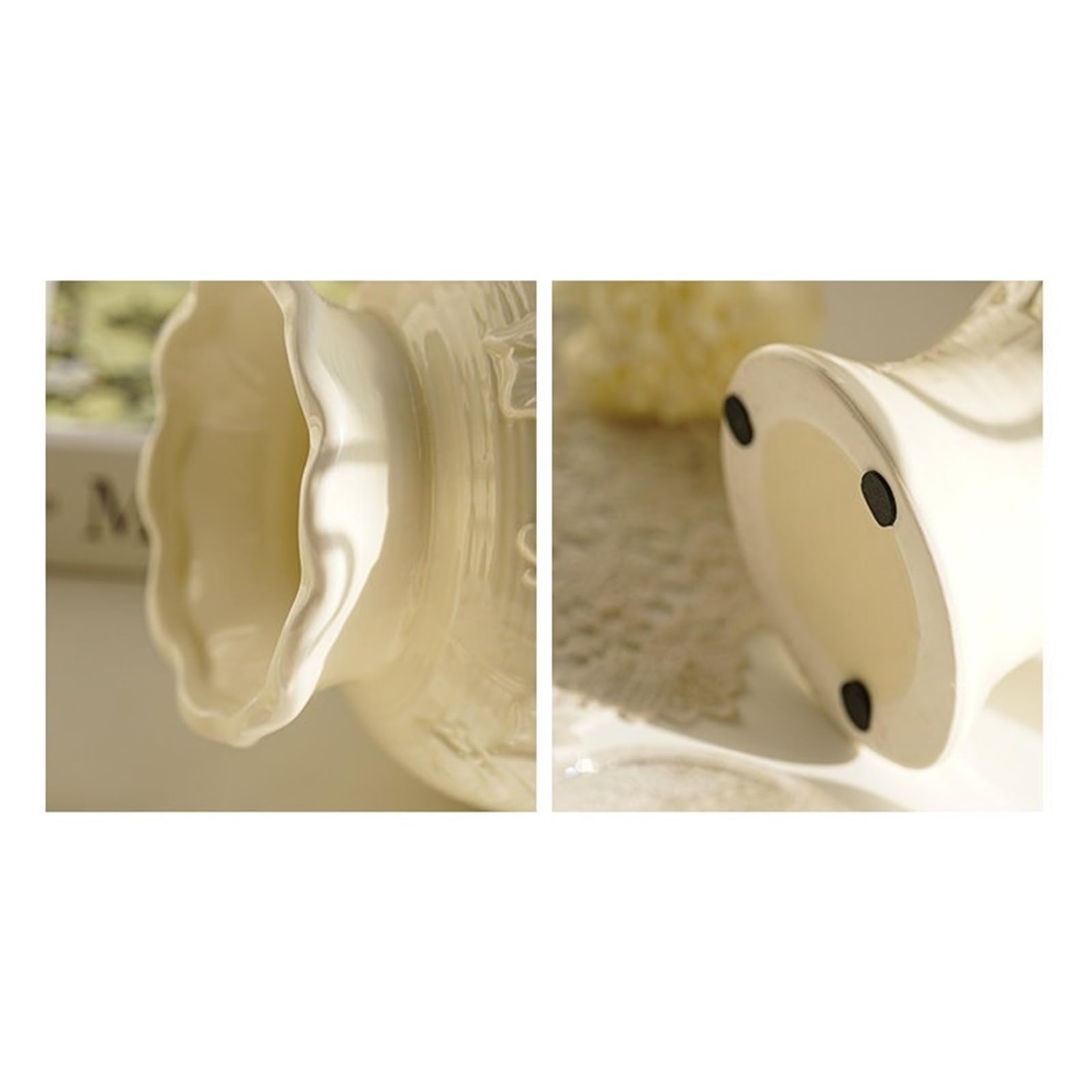 Wazon na kwiaty Vintage reliefowy motyl kwiatowy wazon ceramiczny