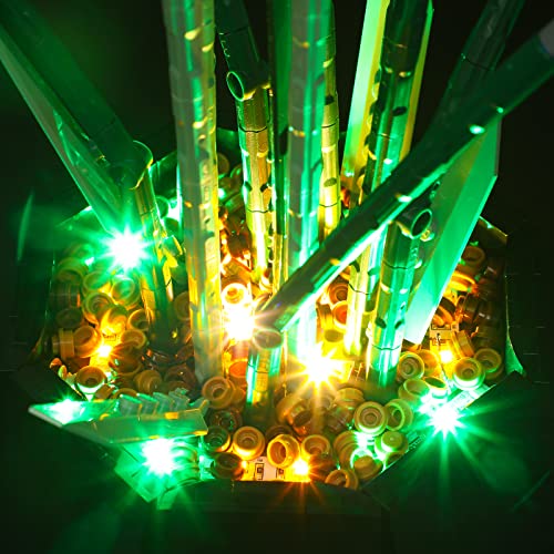 BRIKSMAX Led Beleuchtungsset für Lego Creator Paradiesvogelblume - Compatible with Lego 10289 Bausteinen Modell - Ohne… – Bild 5