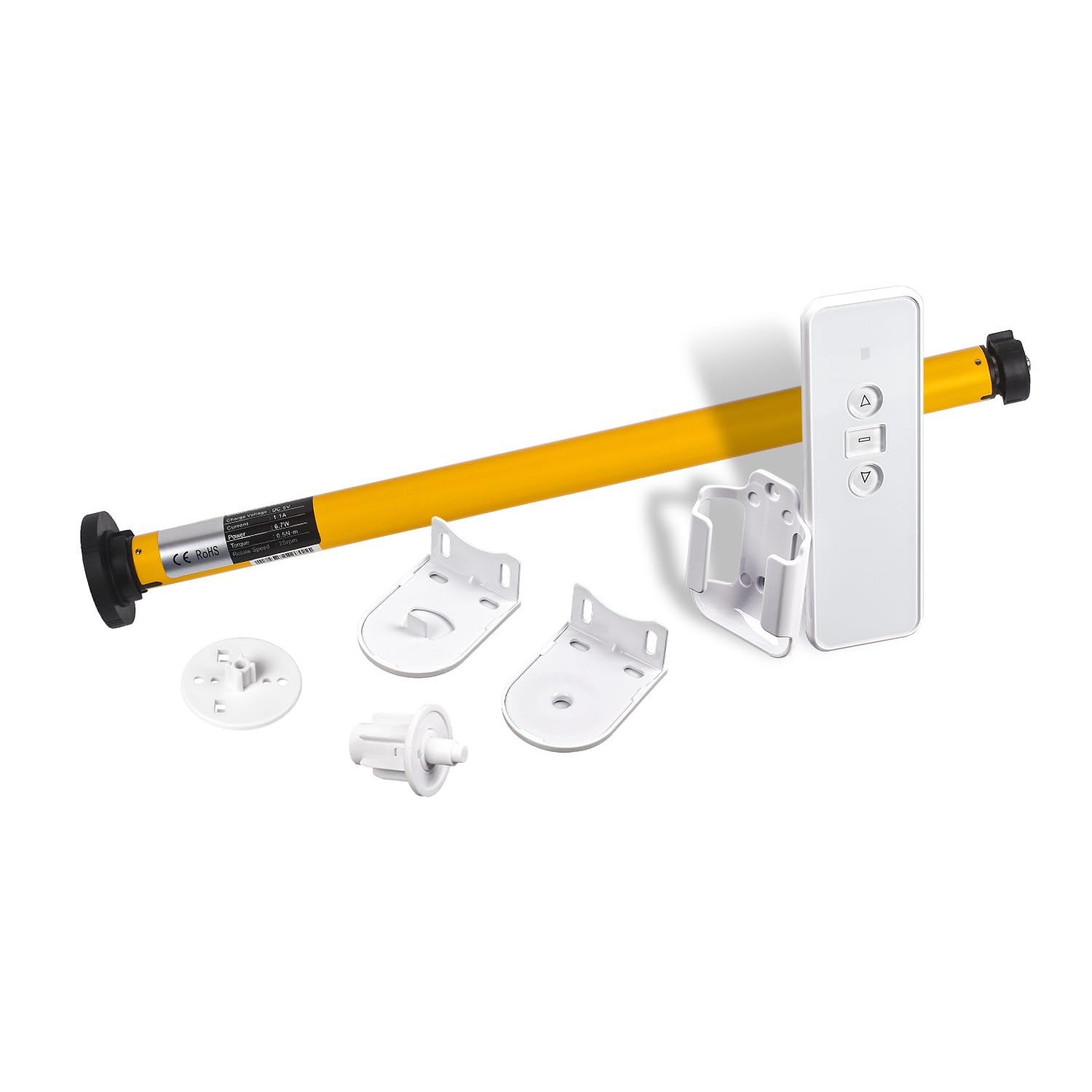 Motore intelligente Bluetooth per tende a rullo, compatibile con tubo da 32 mm, funziona con Alexa/Google Home, silenzioso e potente, installazione fai da te, nessun hub richiesto
