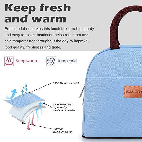 image for BALORAY Lunch Bag for Women Men Insulated Lunch Box for Adult Reusable