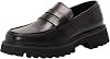 Lucius LLT479-2 Mens Thick Sole Coin Loafer