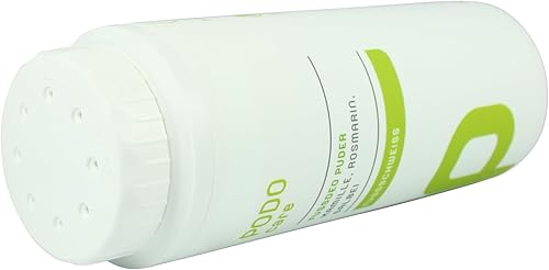 Miniatura 4 de Desodorante en polvo para pies, fórmula herbaria de 2.47 oz con manzanilla, romero y salvia, control de olores y polvo de pies que absorbe la