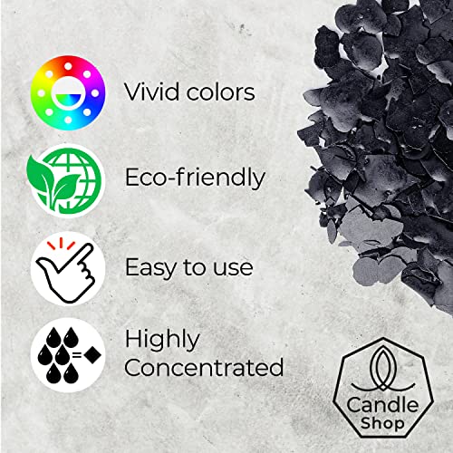 Image of Candle Shop - Black Color 2 oz - Dye Chips for Making Candles - Candle Wax Dye - A Great Choice of Colors