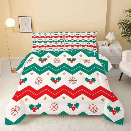 Édredon réversible doux motif Noël 220x240 cm, le cadeau idéal - 2