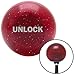 American Shifter 200851 Red Metal Flake Shift Knob with M16 x 1.5 Insert (Engrave Only Unlock)