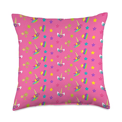 rainbow colored throw pillows