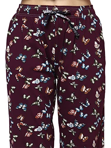 Image of Womens 100% Cotton Loungwear Pyjama Pants-pack of 1