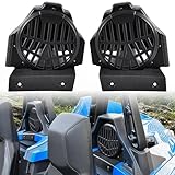 FITMENT: Compatible with Polaris Slingshot S/SL/SLR/R/LE 2015-2025 HIGH-QUALITY MATERIAL: Made of high density ABS plastic, durable service, the high density of the material reduces the frequency of vibration in the speaker and always maintains the b...