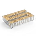 only fire 12 Hours Pellet Maze Smoker Tray, Grill Smoker Box for Hot and Cold Meat, Cheese Smoking, Fits Any Gas Grills, Charcoal Grills or Smokers, 5" x 8"