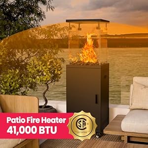 41000btuoutdoorheaterpropanepatioheatercsacertificatedoutdoorheaterwithlockablewheelstemperedglasspropaneoutdoorheaterforpatiobackyardbalconypoolsideblack Urban Country Home Decor 41000 btu outdoor heaterpropane patio heatercsa certificatedoutdoor heater with lockable wheelstempered glasspropane outdoor heater for patiobackyardbalconypoolsideblack urban country home decor