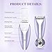 Smooth Glide Epilator for Women Facial Hair, Portable Facial Epilator for Women, Epilators Hair Removal for Women, Face Epilator Facial Epilator, Womens Facial Hair Remover