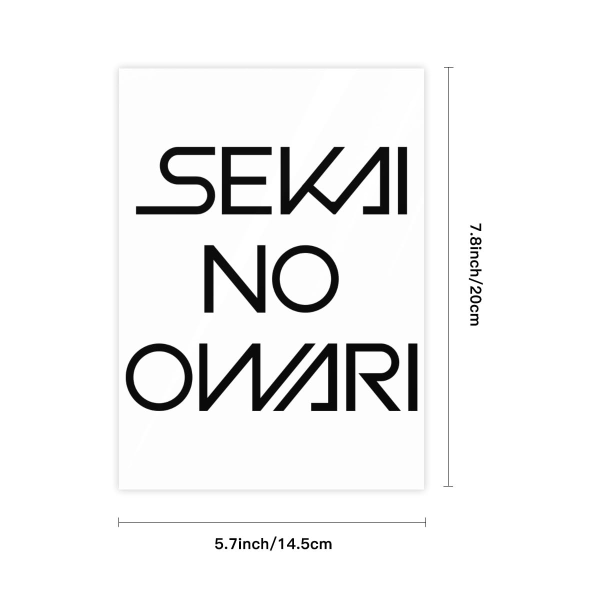 Amazon.co.jp: 世界の終わり Sekai No Owari クリスタルステッカー