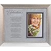 Memorialremembrance photo frame with inspirational a celebration of life poem sympathy gift for loss of loved one silver  urban country home decor
