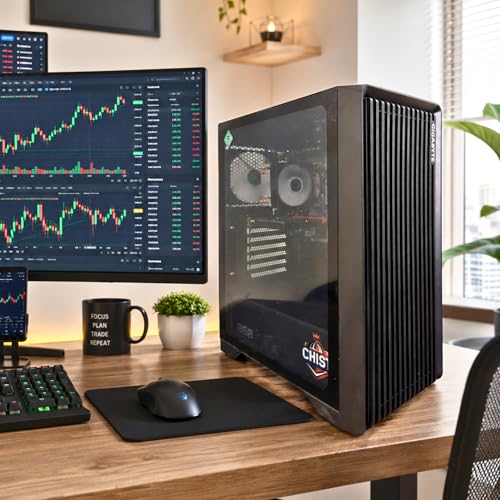 Image of CHIST 4 HDMI Trading PC Xeon 2680 14 Core 28 Threads Processor / 32GB DDR4 RAM / 512GB SSD /4GB DDR5 Graphic Card /Wi-Fi 600N / Without Monitors (4 HDMI)