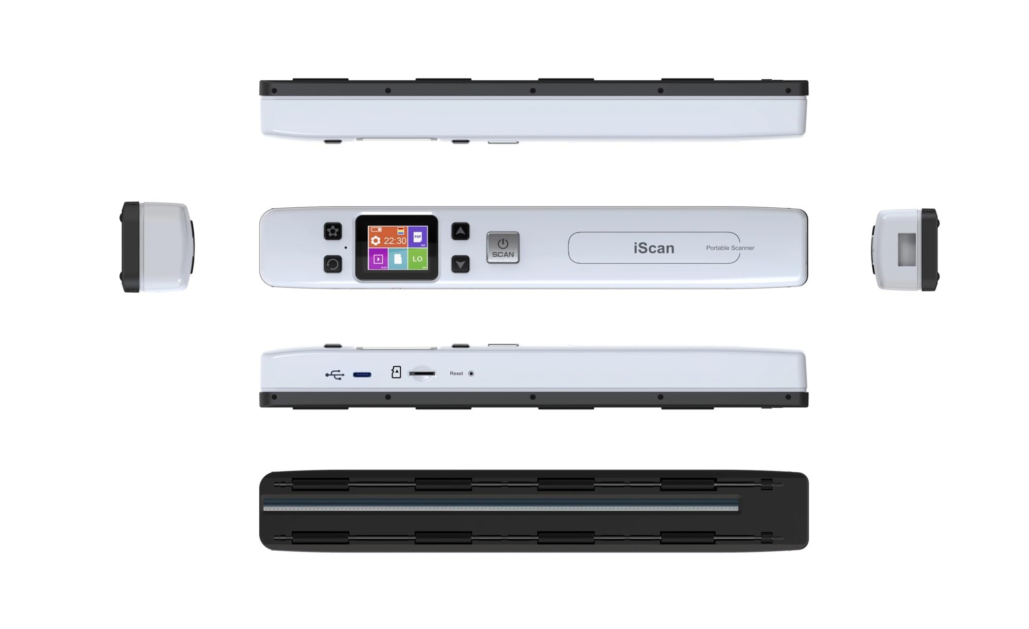 Scanner per documenti, Scanner piatto portatile HD 1050 DPI wireless WIFI for la scansione dei compiti di documenti