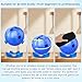 Fukaisu Bowling Ball Spinner with Cleaning Cloth Pad Shammy, Bowling Rotating Ball Cup Sport Holder Display Stand Rack 360° Smooth Rotation Practical Sport Accessory