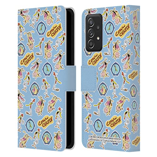 Étui portefeuille Samsung Galaxy A53 5G cuir Cow and Chicken