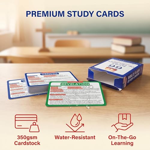 YIYDONG Bible 66 Books Flash Cards