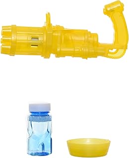 لعبة مسدس بابلز مع علبة صابون أصفر