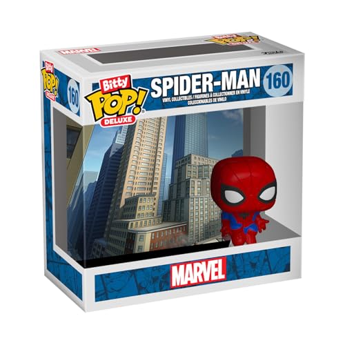 Funko Figurine Bitty Pop Deluxe Marvel Spider Man Cityscape - vue 4