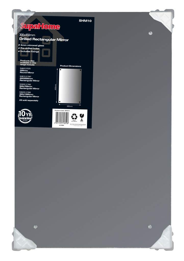 SupaHomeRectangular Mirror 30X45