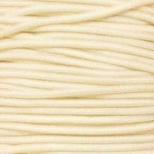 10 Yards Elastic Cord Stretch String, Elastic Beading Cord String for Bracelets, Necklaces, Jewelry Making, BeadingGreat for Crafts, Hair Ties and for Sewing DIY Crafts Cream