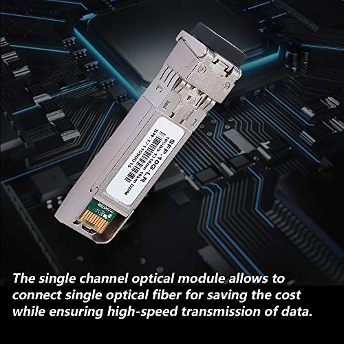 Goofly Módulo óptico de transceptor de fibra SFP-10G-LR 10Gb / s 1310nm 10km DDM 10 Gigabit de modo