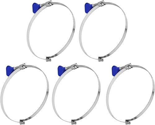 Miniatura 8 de POWERTEC 70224-P2 Abrazaderas de manguera de puente con llave a mano izquierda  Abrazadera de metal de tornillo de pulgar fácil giro de 2-12