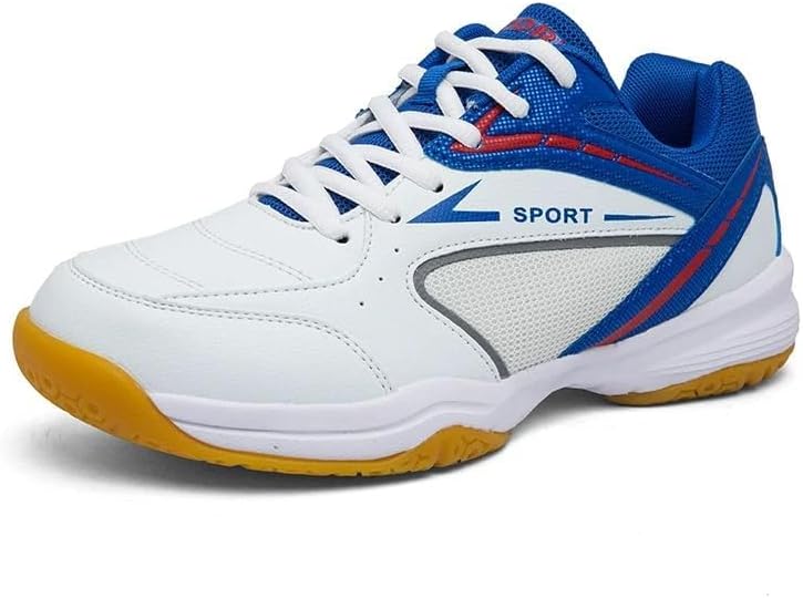 Volleyball Shoes, Indoor, 9.4 - 11.0 inches (24 - 28 cm), Wide, Lightweight, Anti-Slip, Breathable, Tennis, Badminton, Club Activities, Indoor