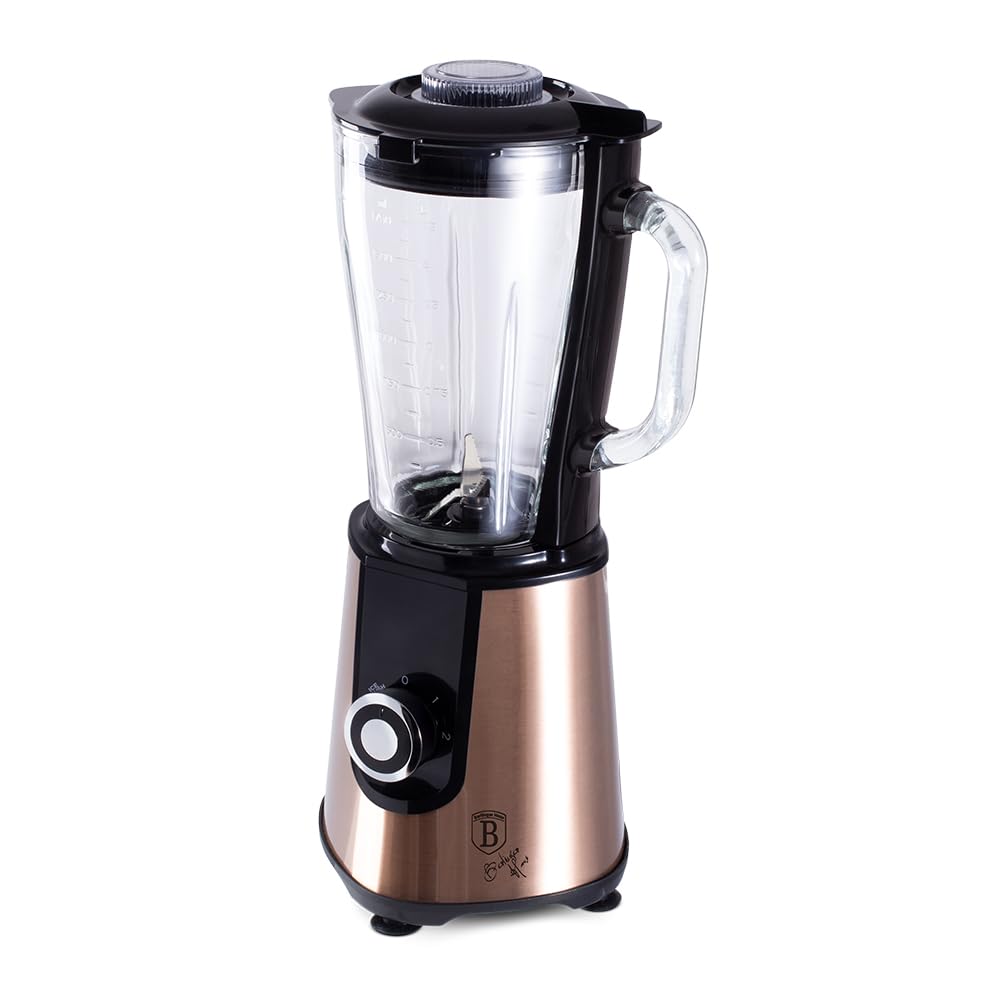 Table blender with 1,75 L GLASS jar, 1000 W, rose gold
