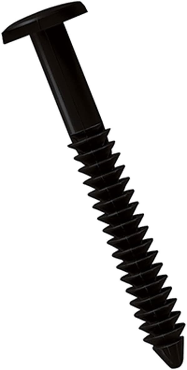 3" Lifetime Vinyl Shutter-Lok's, Black (8/Bag)