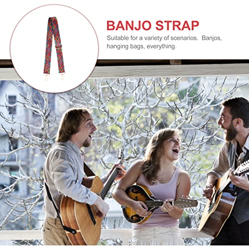 MILISTEN Correia banjo resistente ao desgaste ajustável para banjo cinto de substituição para banjo