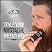 Mountaineer Brand Unscented Stache Stick | Made with Natural Ingredients West Virginia | Firm & Long Lasting Hold | Mustache Wax | Moustache Shape & Styling | Beard Wax for Men | 1.5oz