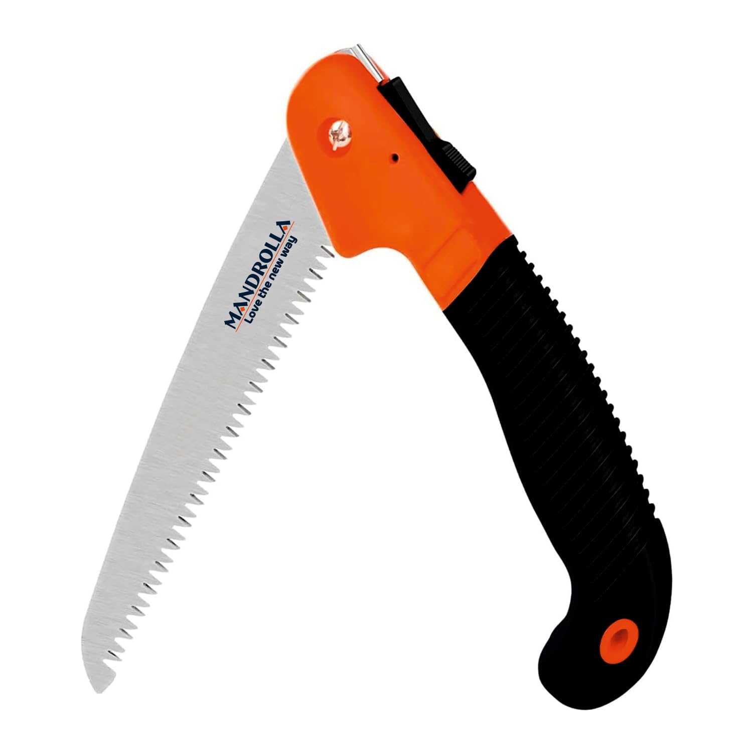 MANDROLLA Folding Hand Saw, Camping/Pruning Saw with Rugged 7.7 Inch Blades Professional tree cutting tools Razor Tooth Sharp Blade Solid Grip wood cutting tool Tree cutter tools wood(Orange+Black, 1) (B0CRNV4653) Amazon Price History, Amazon Price Tracker