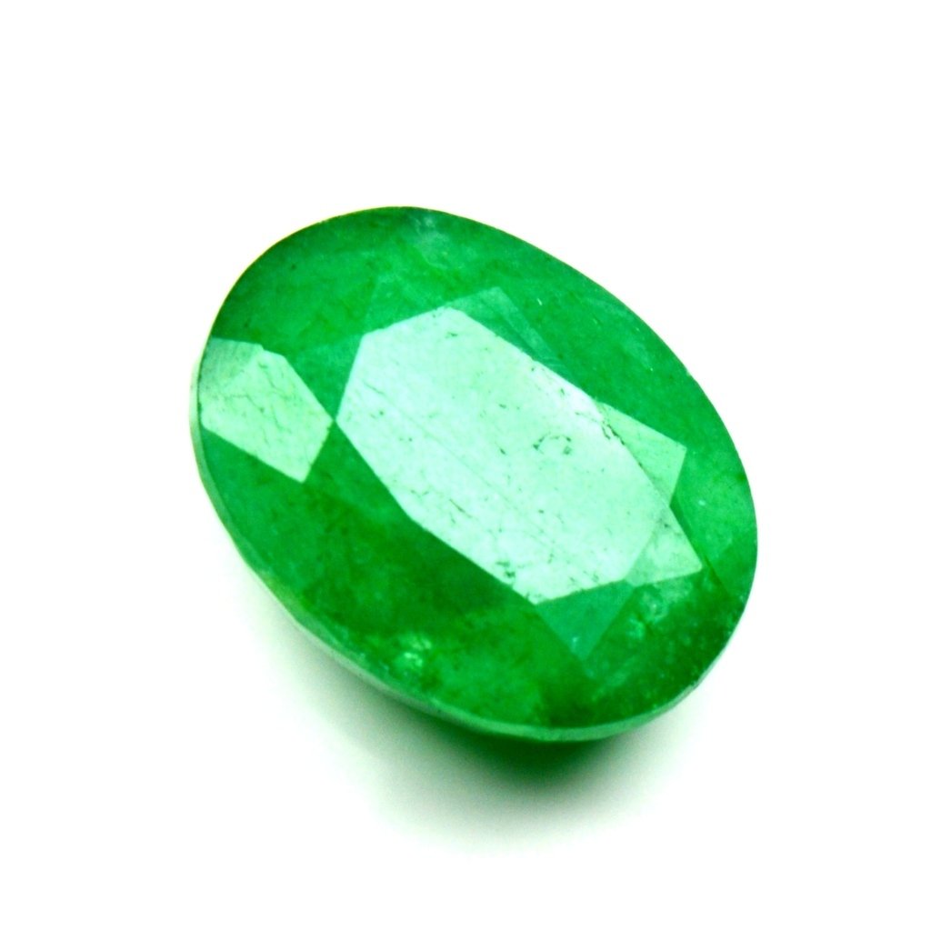 Smaragd 6 Karat natur Original Oval Lose Edelstein