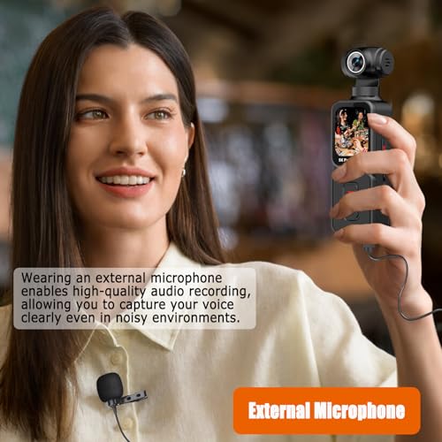 Image of Pocket Vlogging Camera 5K with Remote Control, 64GB Card