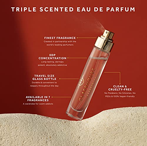 Glasshouse Fragrances Kyoto In Bloom Eau De Parfum, Intense & Long Lasting Perfume, Camellia & Lotus Scent, Travel Size Spray, 0.64 Fl Oz (14Ml) #TOP1