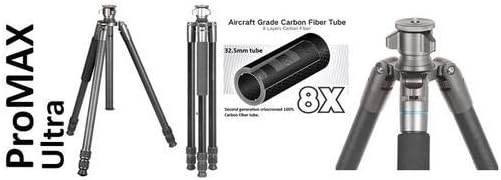 Field Optics Research ProMax Ultra FT6841C 3-Section Carbon Fiber Professional Tripod