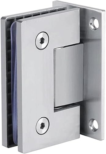 Jvfbjlf As Shown Glass Clip Hinge Kitchen Door Hinge Glass Bracket 90 Degree Bracket Frameless Glass Clip Wall Mount Hinge