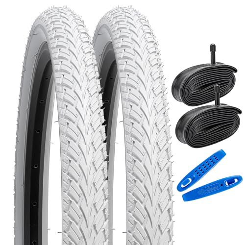 YunSCM 2er-Pack 26 Zoll Reifen 26x1.75 ETRTO 47-559 und 26 Zoll Schlauch...