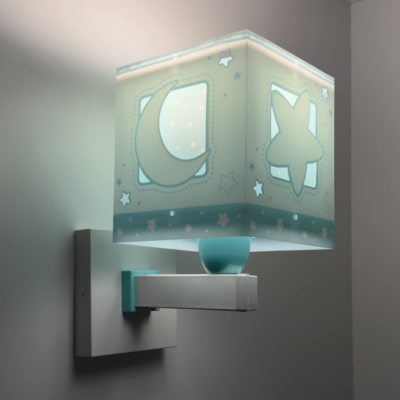 Dalber Moonlight Lámpara Aplique de Pared, 15 W, Verde